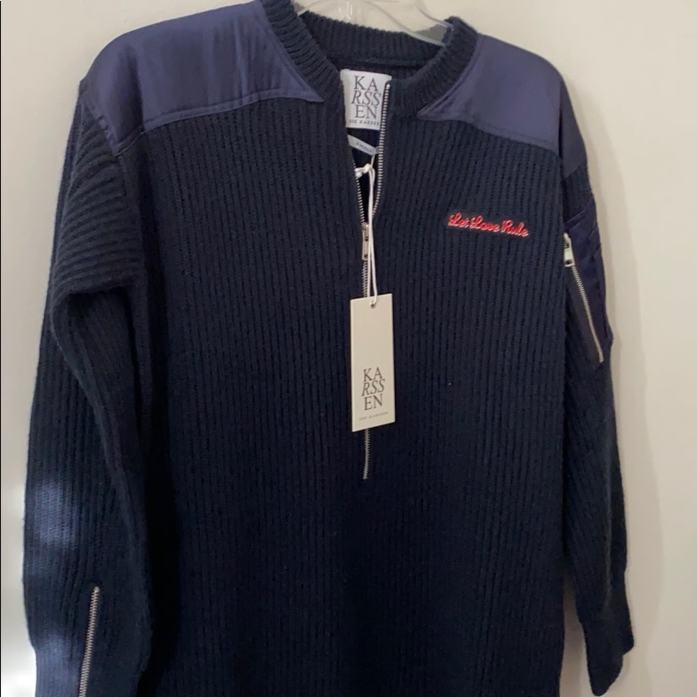 Zoe Karssen sweater dress navy small